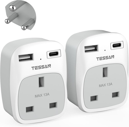Tessan india plug - uk,
