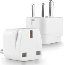 UK to India Plug Adapter, Type