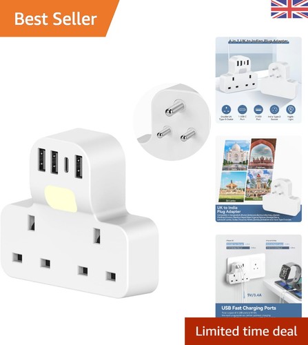 India plug adapters - india,