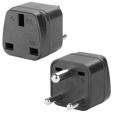 2 Pack UK to India Plug