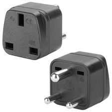 2 Pack UK to India Plug