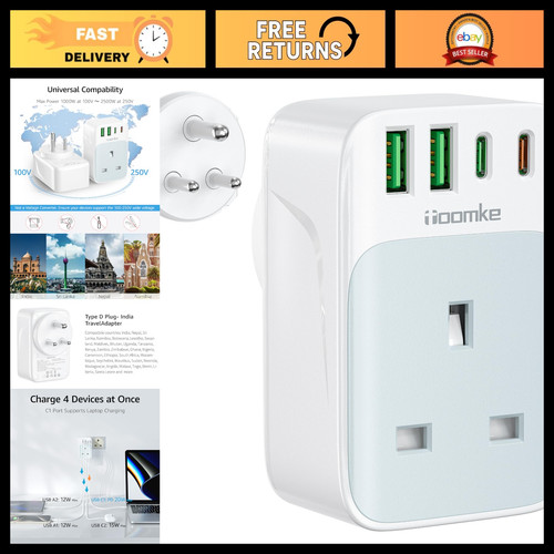 India travel plug - uk,