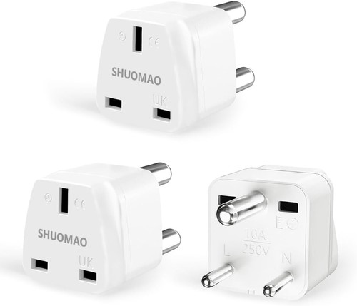 Pack india plug - 3-pack, to